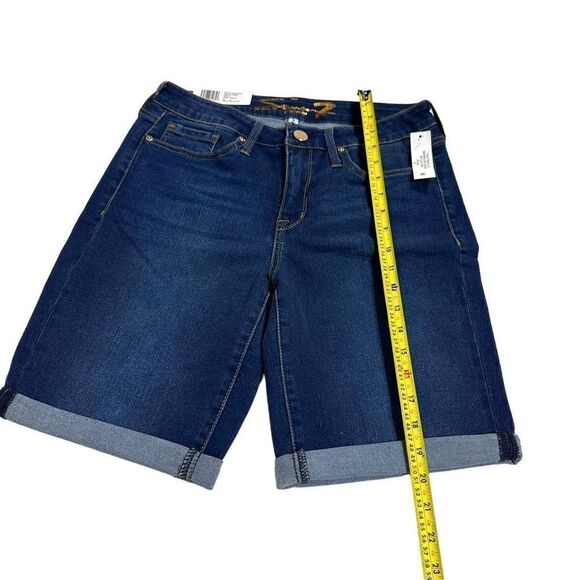 Seven7 Women’s Sunset Bermuda Shorts Rolled Cuff Bermuda Short 9" inseam Size 8 - Picture 7 of 11